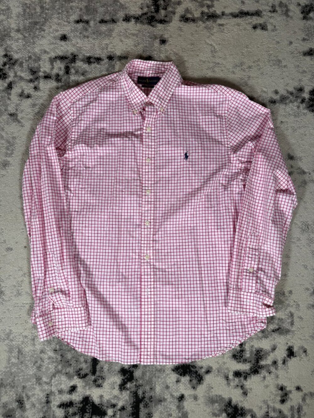 Vintage Polo Ralph Lauren Red Plaid Button-Up Shirt